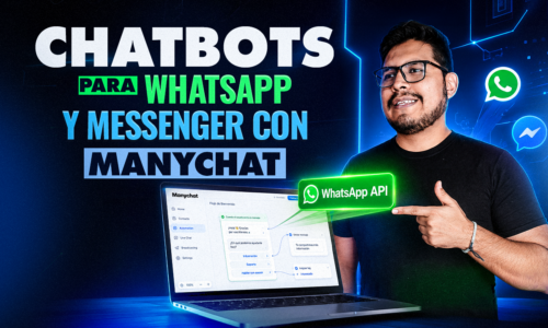 Crea chatbots para WhatsApp y Messenger con ManyChat